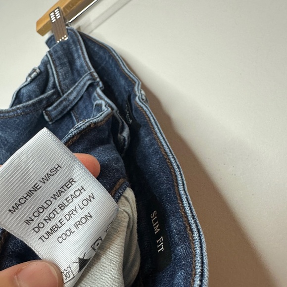 Judy Blue Dark Wash Slim Fit High Rise Jeans - Picture 6 of 8